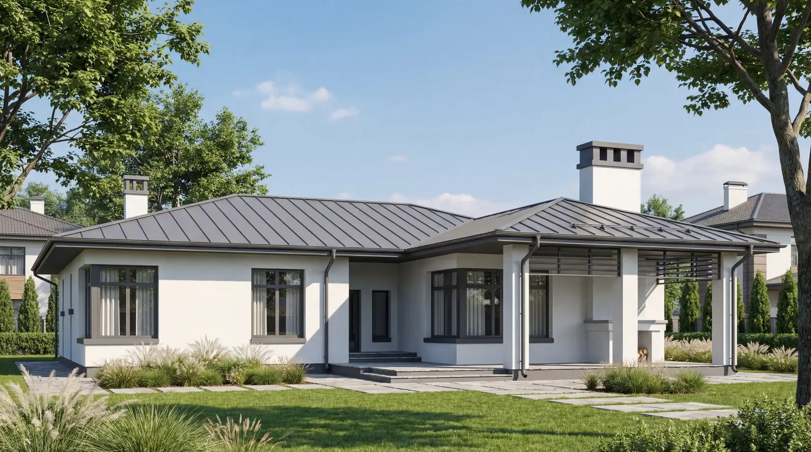 О-7 — Одноэтажные дома